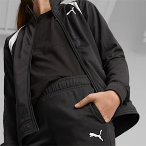 キッズ ガールズ トリコット ジャージ 上下セット 120-160cm, PUMA Black