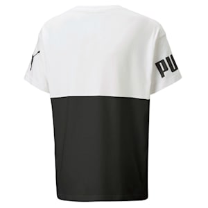 キッズ ボーイズ PUMA POWER 半袖 Tシャツ 120-160cm, PUMA White