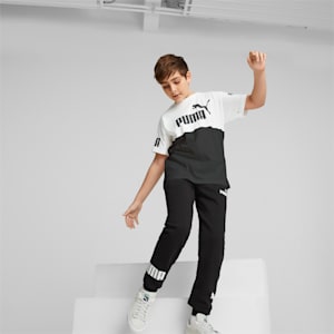 キッズ ボーイズ PUMA POWER 半袖 Tシャツ 120-160cm, PUMA White