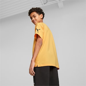 キッズ ボーイズ PUMA POWER サマー 半袖 Tシャツ 120-160cm, Mustard Seed