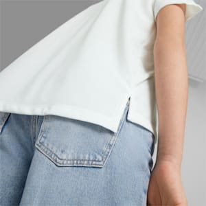 キッズ ガールズ モダンスポーツ 半袖 Tシャツ 120-160cm, PUMA White