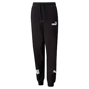 キッズ ボーイズ PUMA POWER スウェットパンツ 120-160cm, PUMA Black, extralarge-JPN