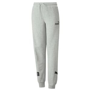 キッズ ボーイズ PUMA POWER スウェットパンツ 120-160cm, Light Gray Heather, extralarge-JPN