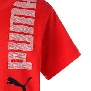 キッズ ボーイズ ロゴ ラボ 上下 2点セット Tシャツ & ショーツ 120-160cm, For All Time Red