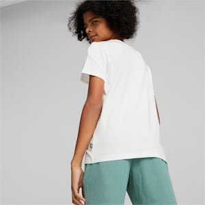 キッズ ボーイズ ESS+ ストリートアート サマー 半袖 Tシャツ 120-160cm, PUMA White
