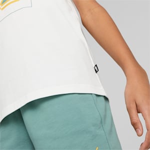 キッズ ボーイズ ESS+ ストリートアート サマー 半袖 Tシャツ 120-160cm, PUMA White