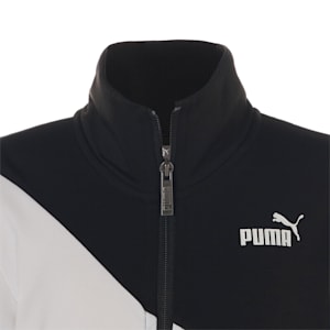 キッズ ボーイズ PUMA POWER キャット ポリ ジャージ 上下セット 120-160cm, PUMA Black