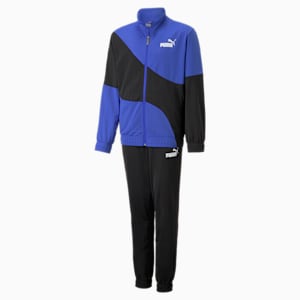 キッズ ボーイズ PUMA POWER キャット ポリ ジャージ 上下セット 120-160cm, Royal Sapphire, extralarge-JPN
