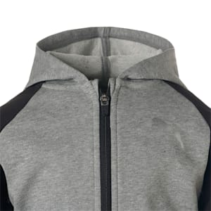 キッズ ボーイズ ACTIVE SPORTS フルジップ フーディー 120-160cm, Medium Gray Heather, extralarge-JPN