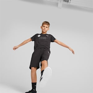キッズ ボーイズ ACTIVE SPORTS ポリ グラフィック 半袖 Tシャツ 120-160cm, PUMA Black, extralarge-JPN