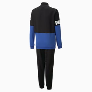 キッズ ボーイズ PUMA POWER スウェット ジャージ 上下セット 120-160cm, PUMA Black-royal blue