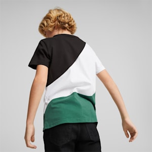 キッズ ボーイズ PUMA POWER キャット 半袖 Tシャツ 120-160cm, Vine