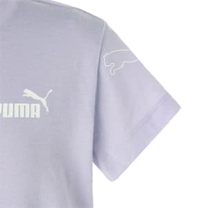 キッズ ガールズ PUMA POWER カラーブロック 半袖 Tシャツ 120-160cm, Vivid Violet