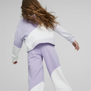 キッズ ガールズ PUMA POWER キャット フーディー 120-160cm, Vivid Violet, extralarge-JPN