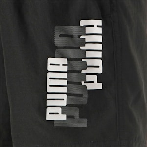 キッズ ボーイズ ESS+ ロゴ ラボ ウーブン ショーツ 120-160cm, PUMA Black