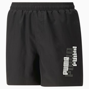 キッズ ボーイズ ESS+ ロゴ ラボ ウーブン ショーツ 120-160cm, PUMA Black