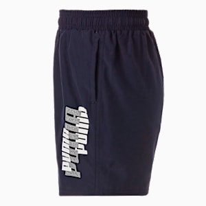 キッズ ボーイズ ESS+ ロゴ ラボ ウーブン ショーツ 120-160cm, PUMA Navy