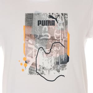 キッズ ボーイズ ESS+ ストリートアート グラフィック 半袖 Tシャツ 120-160cm, PUMA White, extralarge-JPN