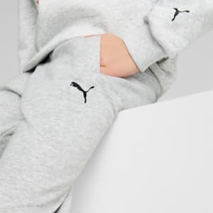 キッズ PUMA x スポンジ・ボブ スウェットパンツ 120-150cm, Light Gray Heather