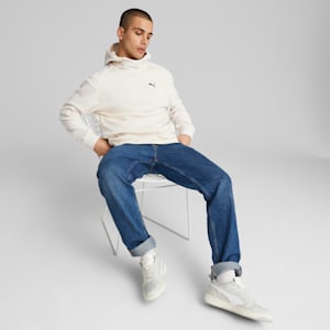 RAD/CAL Men's Polar Fleece Hoodie, Alpine Snow, extralarge