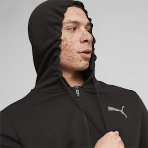 ESS+ Men's Full Zip Hoodie, PUMA Black, extralarge