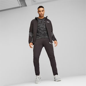 EVOSTRIPE Full-Zip Men's Hoodie, PUMA Black, extralarge-IND