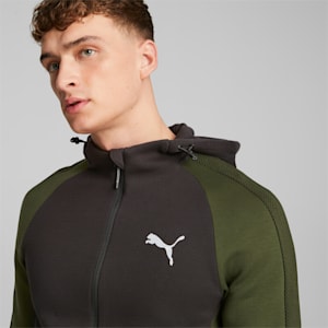EVOSTRIPE Full-Zip Men's Hoodie Men, Myrtle, extralarge-GBR