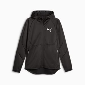 EVOSTRIPE Full-Zip Men's Hoodie, PUMA Black, extralarge-IND