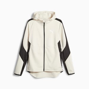 EVOSTRIPE Full-Zip Men's Hoodie, Alpine Snow, extralarge-IND