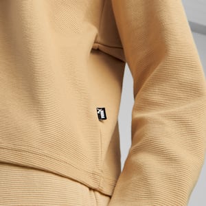 Sudadera con gorra corta para mujer ESS+, Sand Dune, extralarge