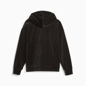 Essentials Elevated Women's Full Zip Hoodie, PUMA Black, extralarge-GBR
