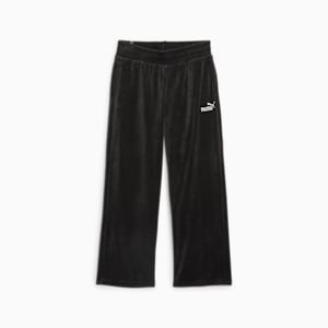 Essentials Elevated Women's Straight Leg Pants, PUMA Black, extralarge