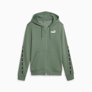 ESS TAPE Women's Full-Zip Hoodie, Eucalyptus, extralarge-IND
