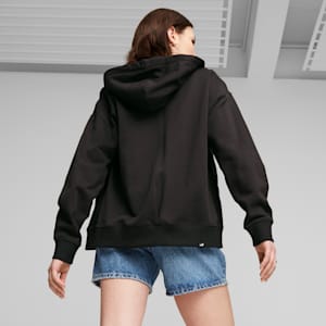 HER Terry Full-Zip Women's Hoodie, PUMA Black, extralarge-IND