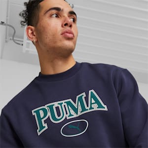 PUMA SQUAD Men's Crew Neck Sweatshirt, PUMA Navy, extralarge-GBR