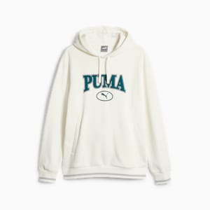 Sudadera con capucha PUMA SQUAD para hombre, Warm White, extralarge