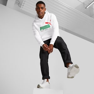 No.1 Logo PUMA 75th Year Anniversary Celebration Men's Hoodie, PUMA White, extralarge