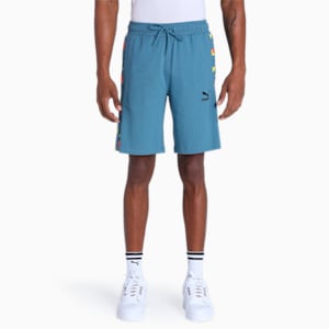 Abstract Print Men's Shorts, Deep Dive, extralarge-IND