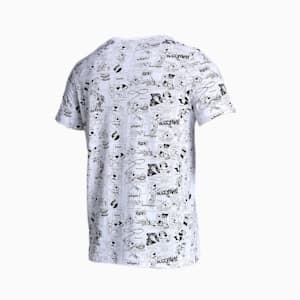 Super PUMA All Over Print Men's T-Shirt, PUMA White