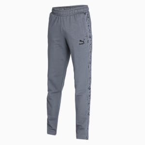 Super All Over Print Men's Slim Fit Pants, Cool Dark Gray, extralarge-IND