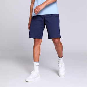 Solid Chino Men's Shorts, New Navy, extralarge-IND