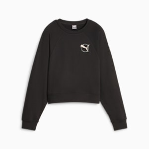 Better Sportswear Women's Sweatshirt, PUMA Black, extralarge