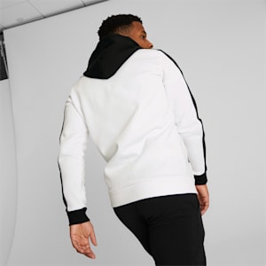 ESS Block Tape Men's Hoodie, Cheap Atelier-lumieres Jordan Outlet Black-Puma White, extralarge