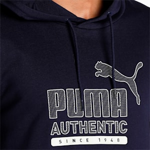 Cat Graphic Men's Hoodie, Peacoat, extralarge-IND