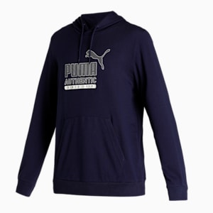 Cat Graphic Men's Hoodie, Peacoat, extralarge-IND