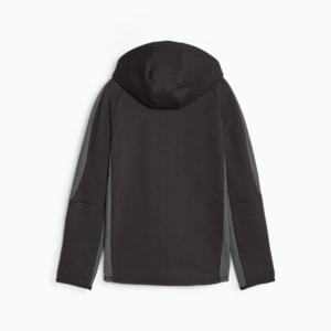 Chaqueta con capucha y cierre completo Evostripe para niños grandes, PUMA Black