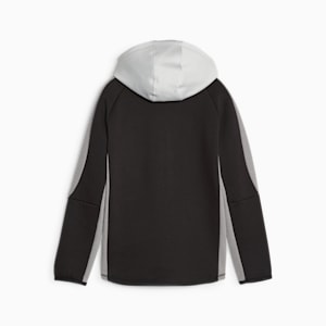 Evostripe Big Kids' Full-Zip Hoodie, Concrete Gray