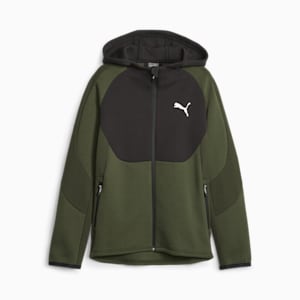 Evostripe Youth Full-zip Hoodie, Myrtle