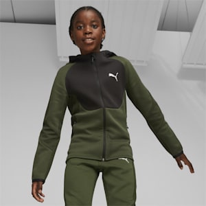 Evostripe Youth Full-zip Hoodie, Myrtle, extralarge-GBR