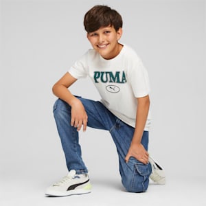 PUMA SQUAD Youth Tee, Warm White, extralarge-IND